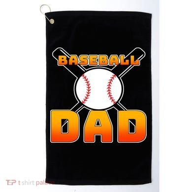 Baseball Dad Cute Father Golf Towel