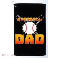 Baseball Dad Cute Father Golf Towel thumb 0