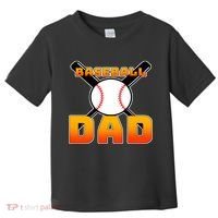 Baseball Dad Cute Father Toddler T-Shirt thumb 0