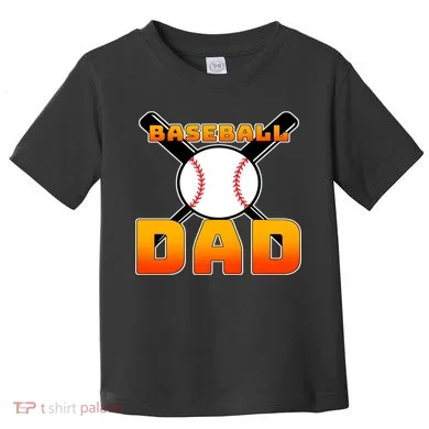 Baseball Dad Cute Father Toddler T-Shirt