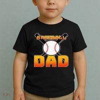 Baseball Dad Cute Father Toddler T-Shirt thumb 2