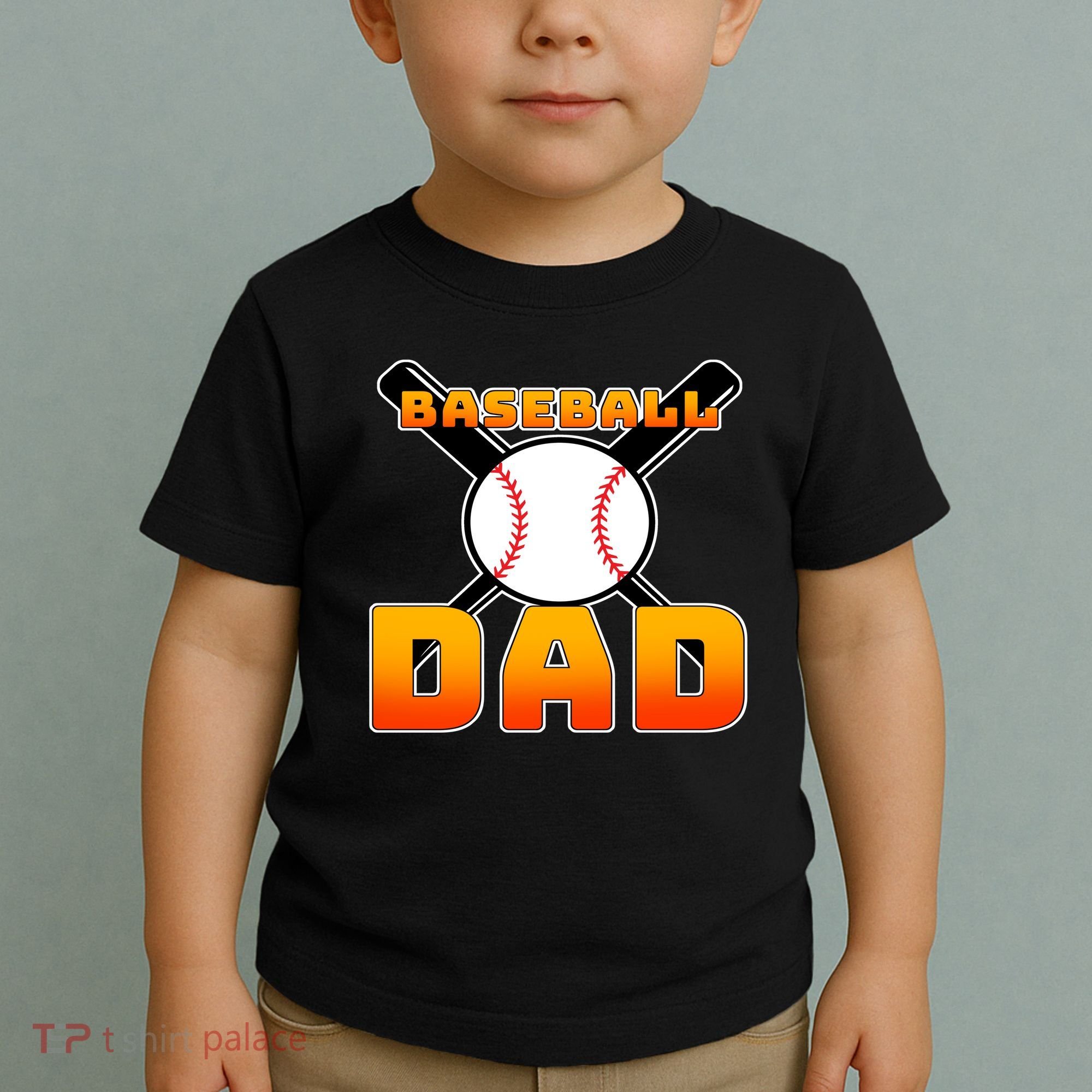 Baseball Dad Cute Father Toddler T-Shirt