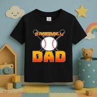 Baseball Dad Cute Father Toddler T-Shirt thumb 3