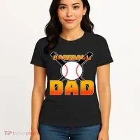 Baseball Dad Cute Father Women's T-Shirt thumb 4