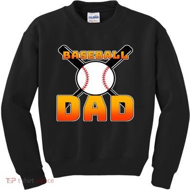 Baseball Dad Cute Father Kids Sweatshirt