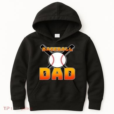 Baseball Dad Cute Father Kids Hoodie