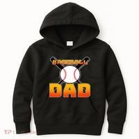 Baseball Dad Cute Father Kids Hoodie thumb 0