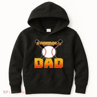 Baseball Dad Cute Father Kids Hoodie thumb 0