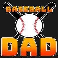 Baseball Dad Cute Father Kids Long Sleeve Shirt thumb 2