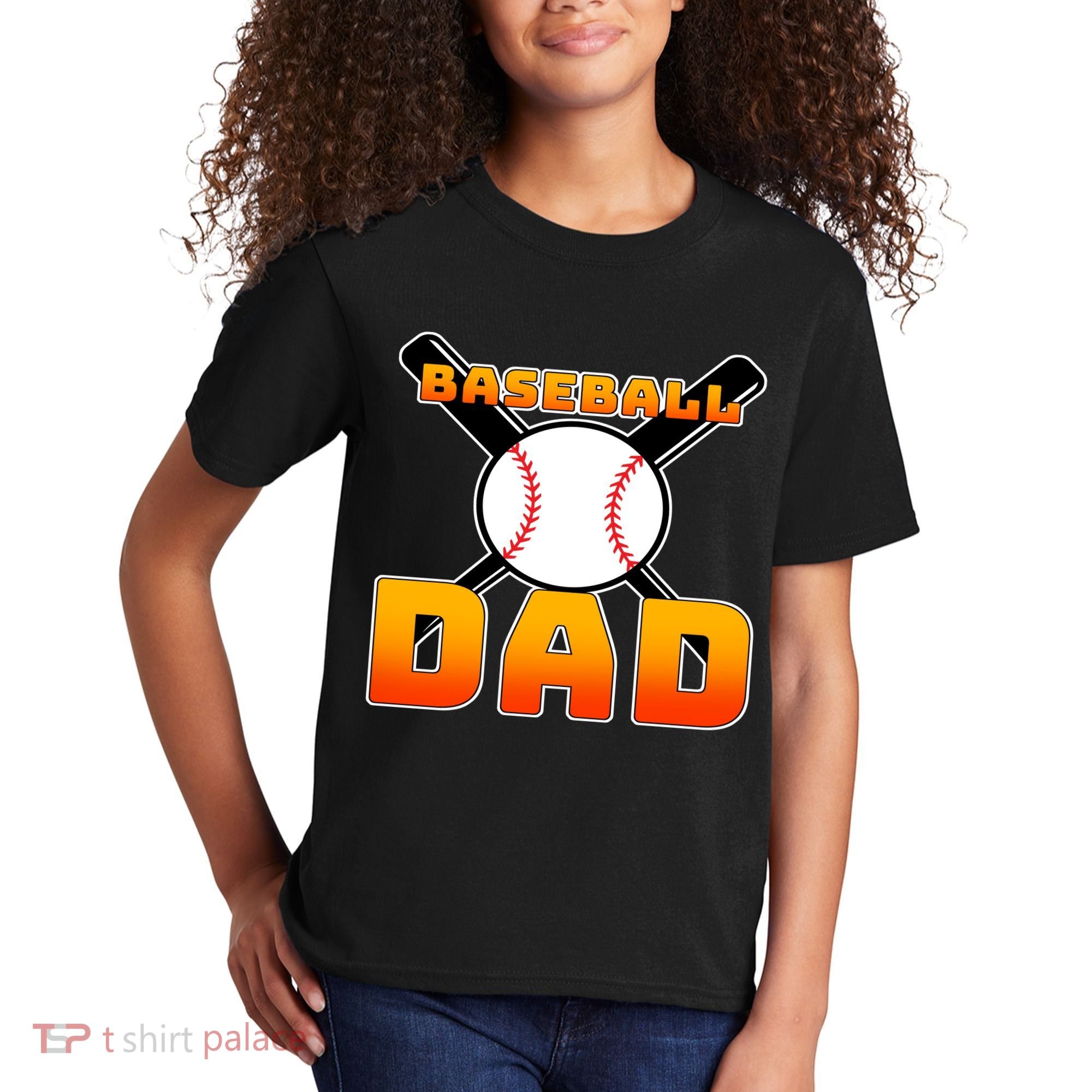 Baseball Dad Cute Father Kids T-Shirt