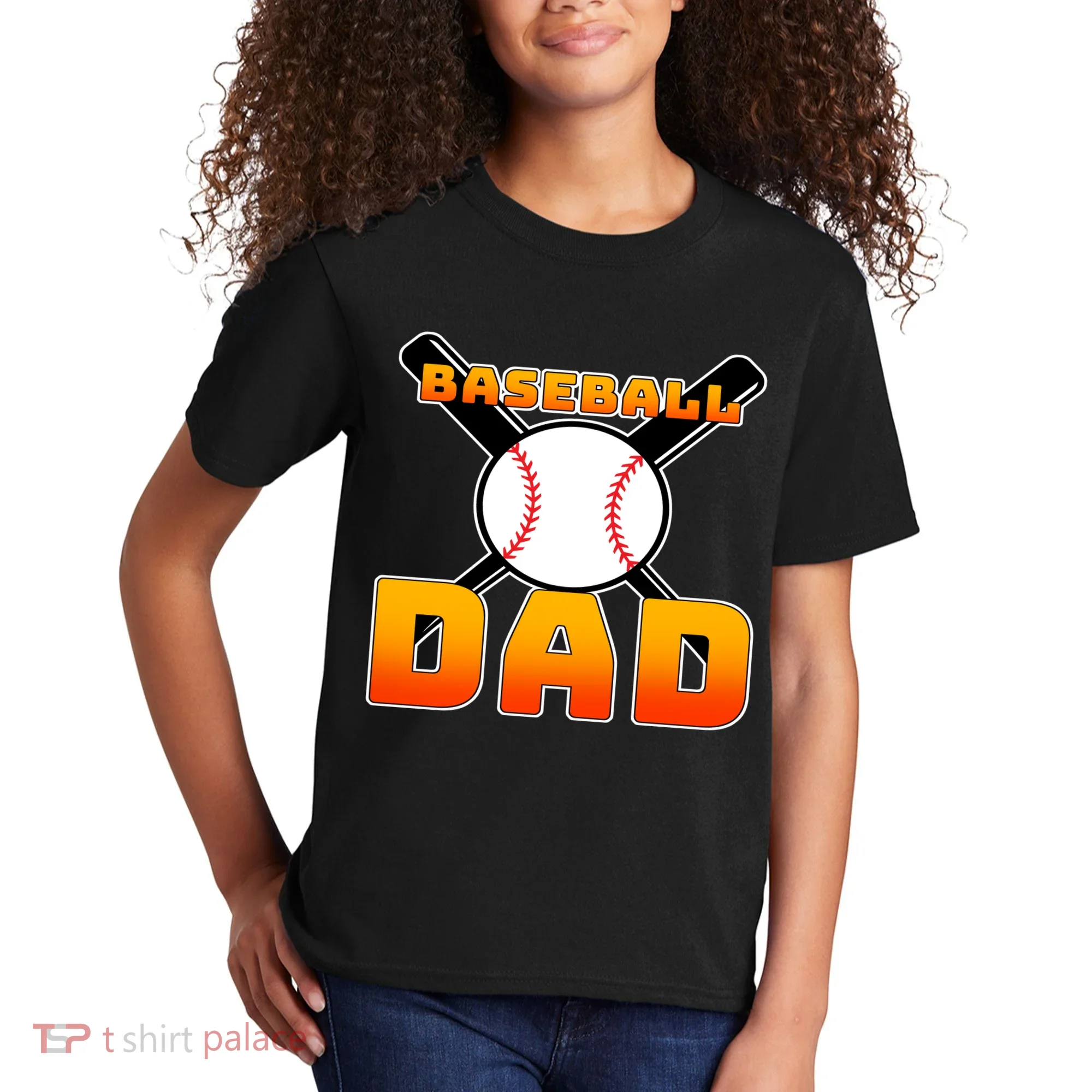 Baseball Dad Cute Father Kids T-Shirt