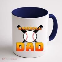 Baseball Dad Cute Father Coffee Mug thumb 1