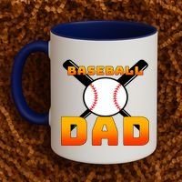 Baseball Dad Cute Father Coffee Mug thumb 2