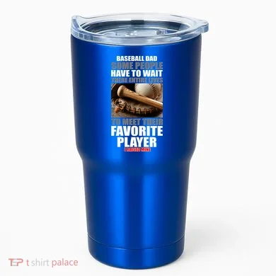 Baseball Dad Raised Favorite Player Tumbler