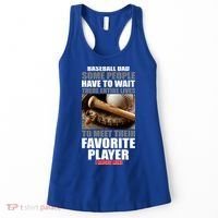 Baseball Dad Raised Favorite Player Women's Tank Top thumb 0