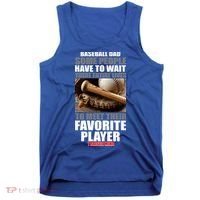 Baseball Dad Raised Favorite Player Tank Top thumb 0