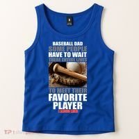 Baseball Dad Raised Favorite Player Tank Top thumb 2