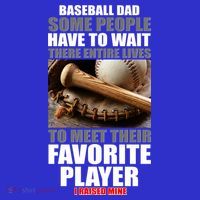 Baseball Dad Raised Favorite Player Visor thumb 3