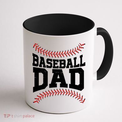 Baseball Dad Sports Fan Coffee Mug back