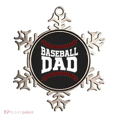 Baseball Dad Sports Fan Ornament