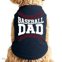 Baseball Dad Sports Fan Doggie Tank thumb 0