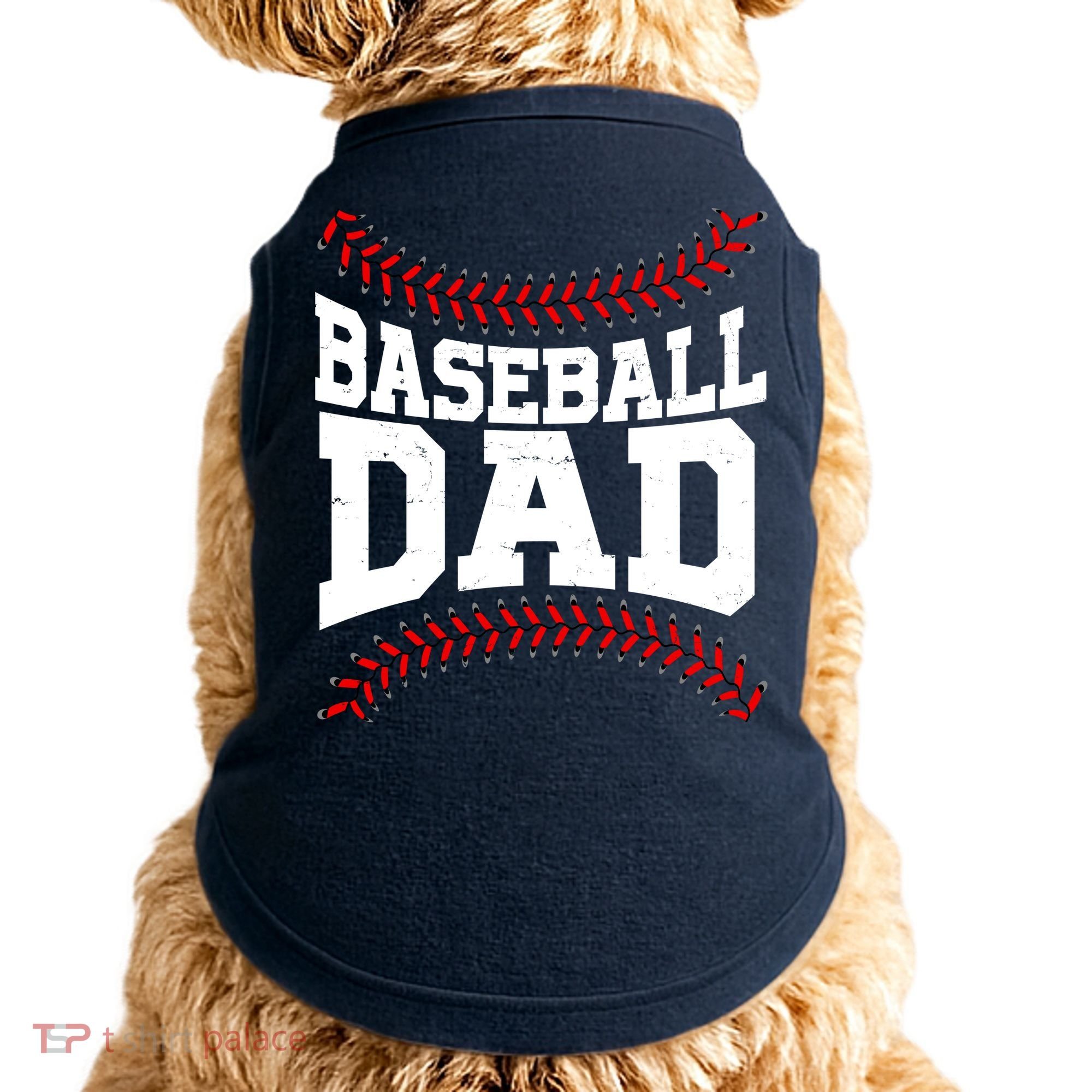 Baseball Dad Sports Fan Doggie Tank