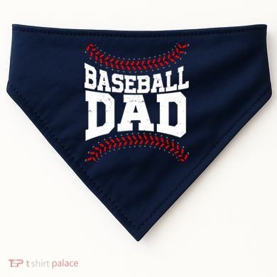 Baseball Dad Sports Fan USA-Made Doggie Bandana