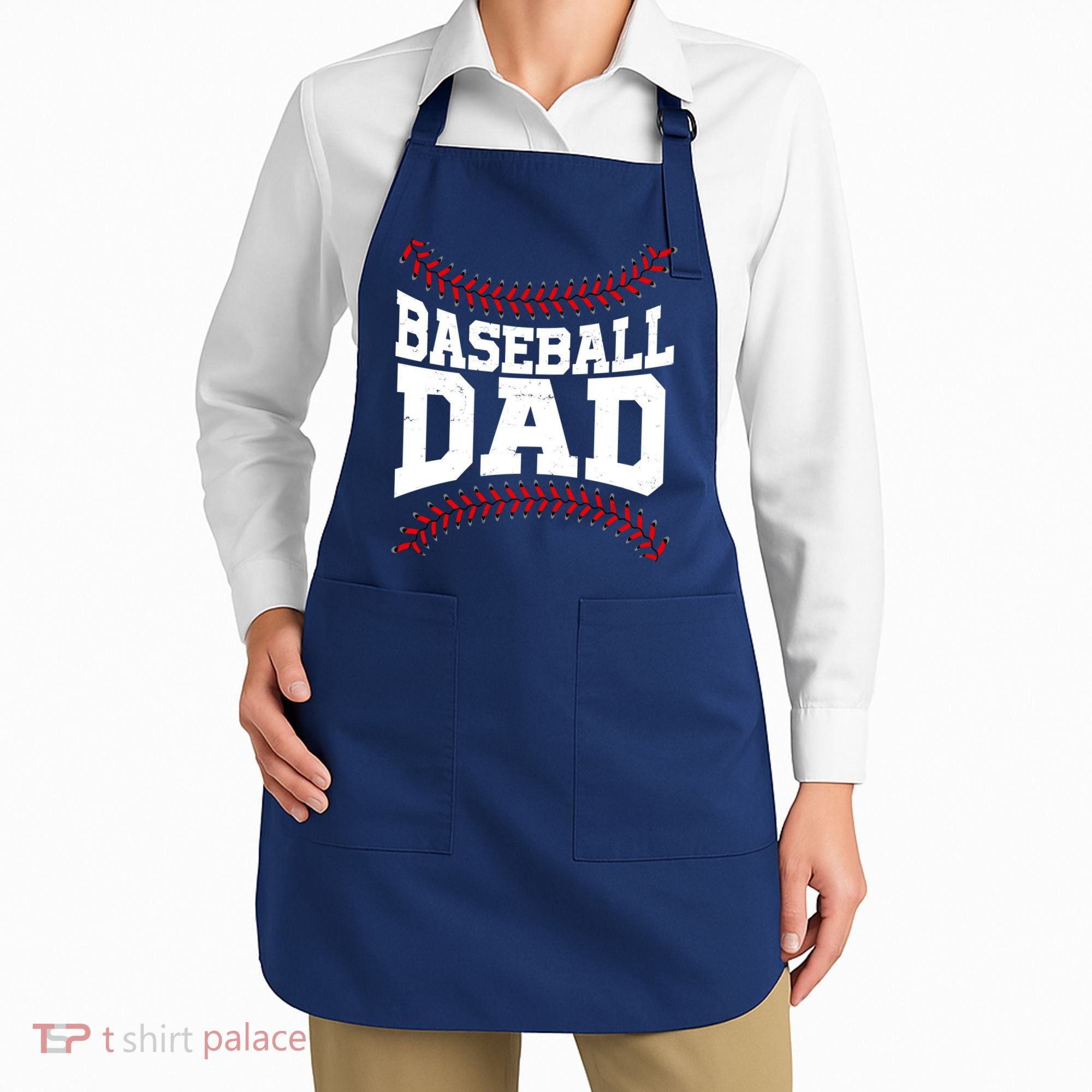 Baseball Dad Sports Fan Apron