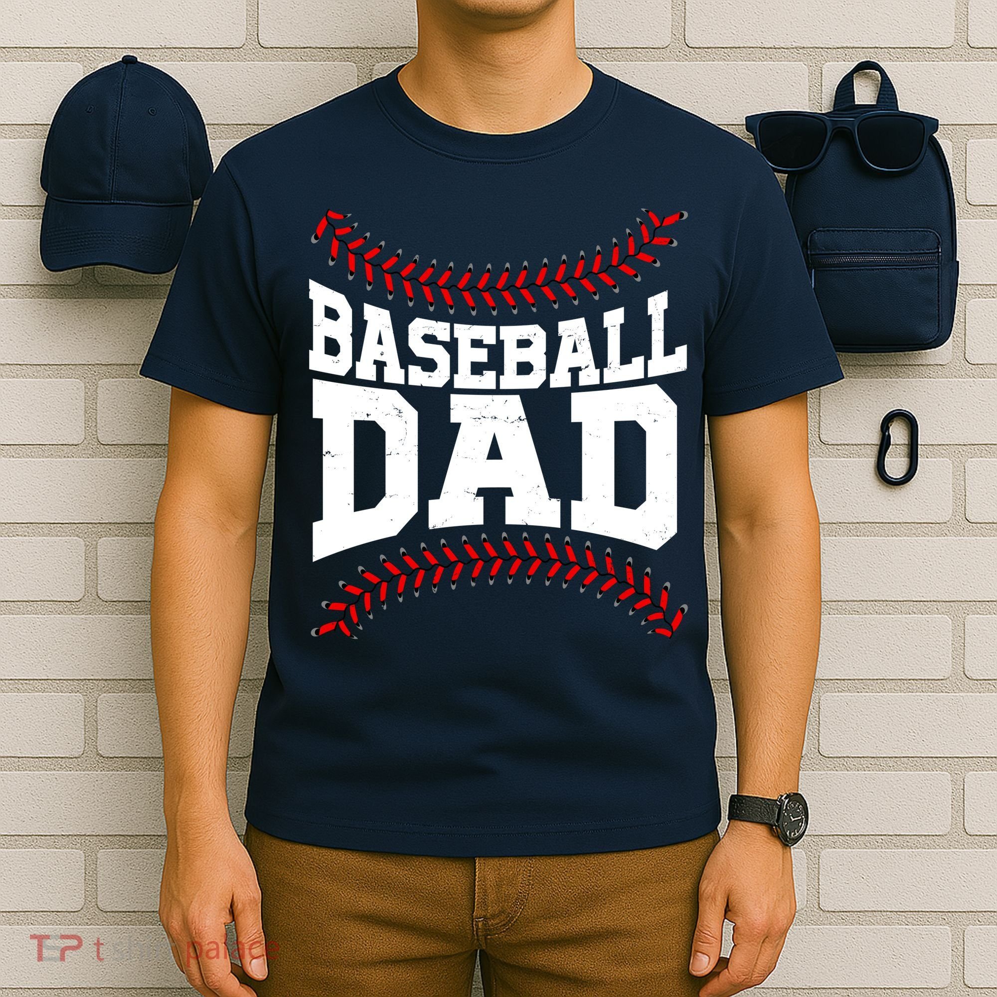 Baseball Dad Sports Fan T-Shirt