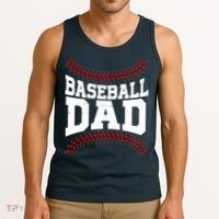 Baseball Dad Sports Fan Tank Top thumb 3