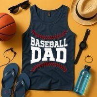Baseball Dad Sports Fan Tank Top thumb 4
