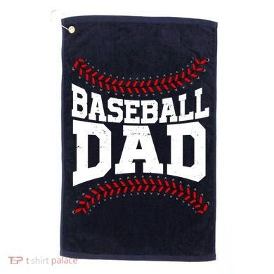 Baseball Dad Sports Fan Golf Towel