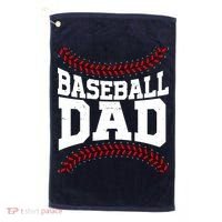 Baseball Dad Sports Fan Golf Towel thumb 0