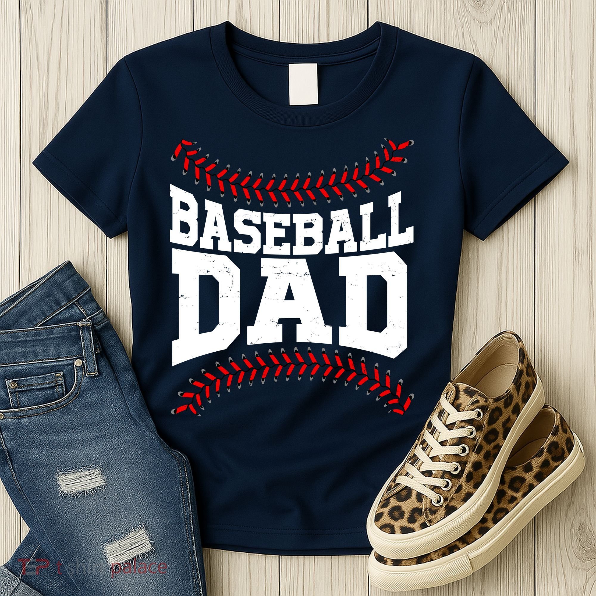 Baseball Dad Sports Fan Women's T-Shirt