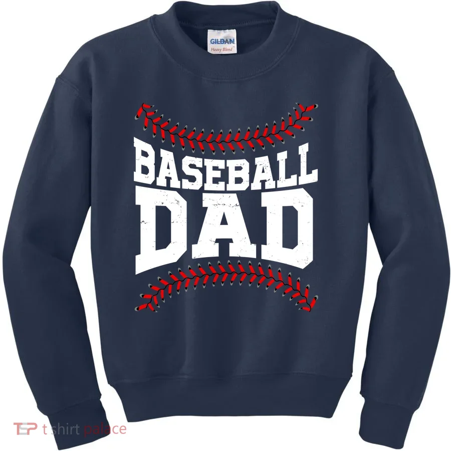 Baseball Dad Sports Fan Kids Sweatshirt