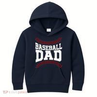 Baseball Dad Sports Fan Kids Hoodie thumb 0