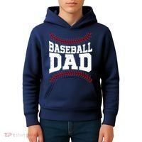 Baseball Dad Sports Fan Kids Hoodie thumb 4