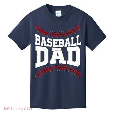Baseball Dad Sports Fan Kids T-Shirt