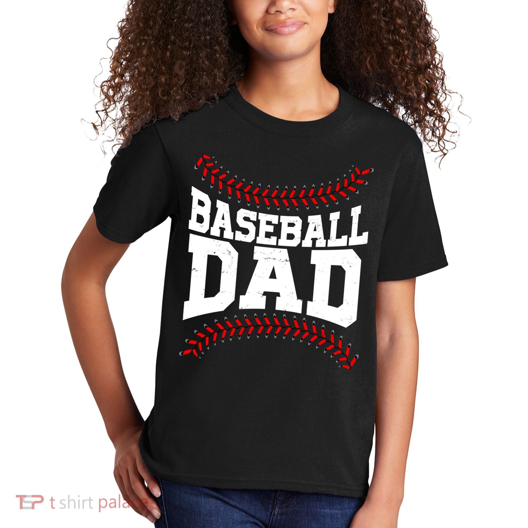 Baseball Dad Sports Fan Kids T-Shirt