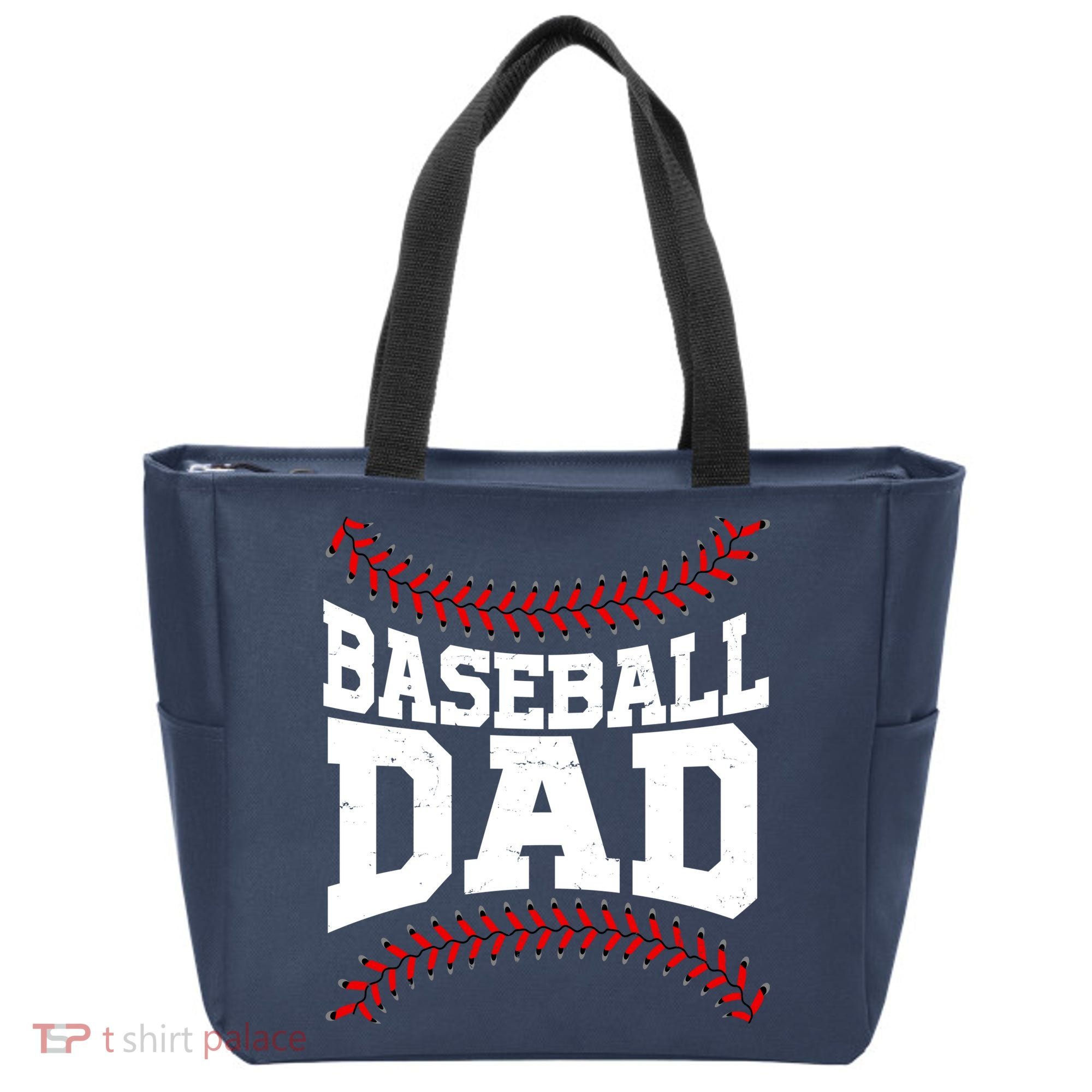 Baseball Dad Sports Fan Tote Bag