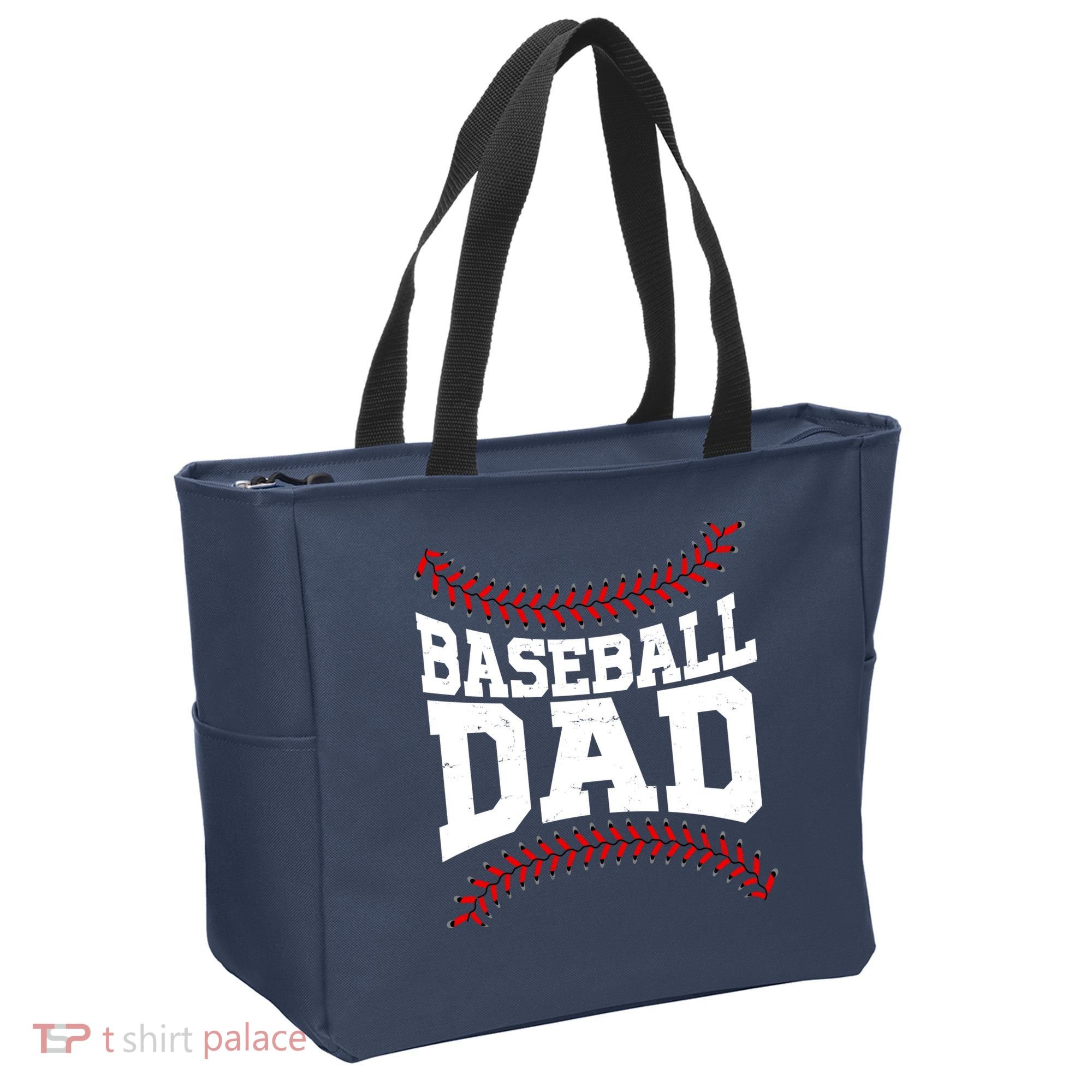 Baseball Dad Sports Fan Tote Bag