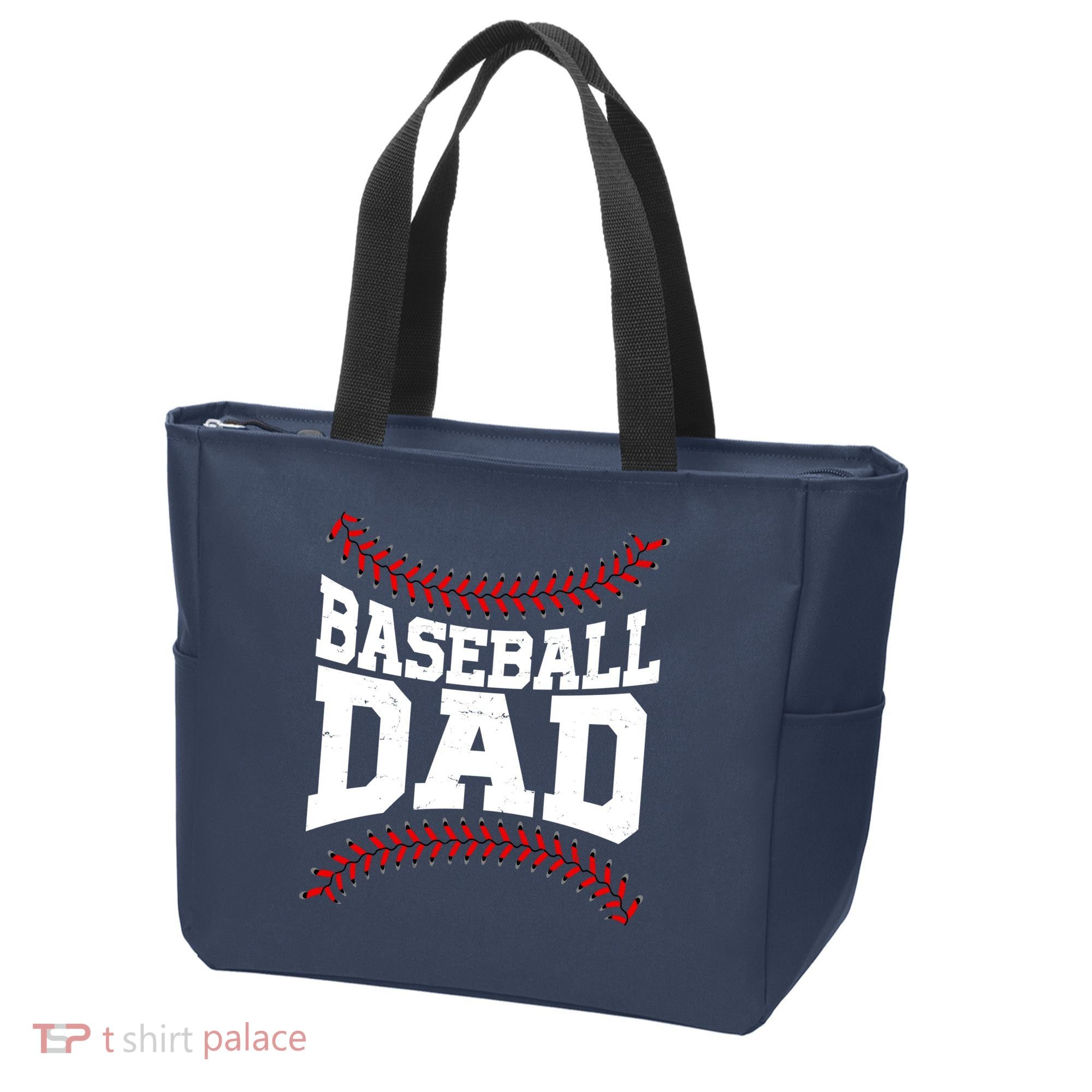 Baseball Dad Sports Fan Tote Bag