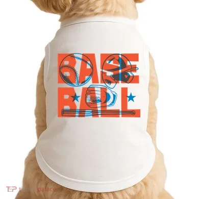 Baseball Equipment Doggie Tank