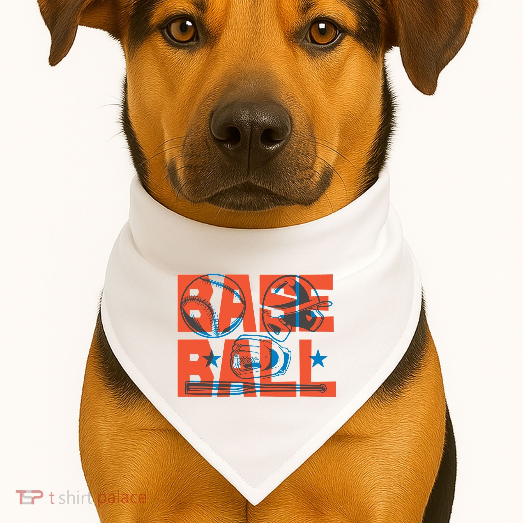 Baseball Equipment USA-Made Doggie Bandana