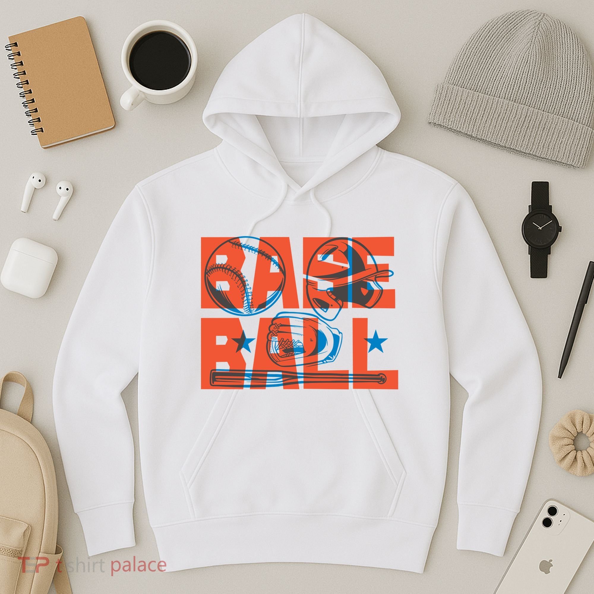 Baseball Equipment Hoodie