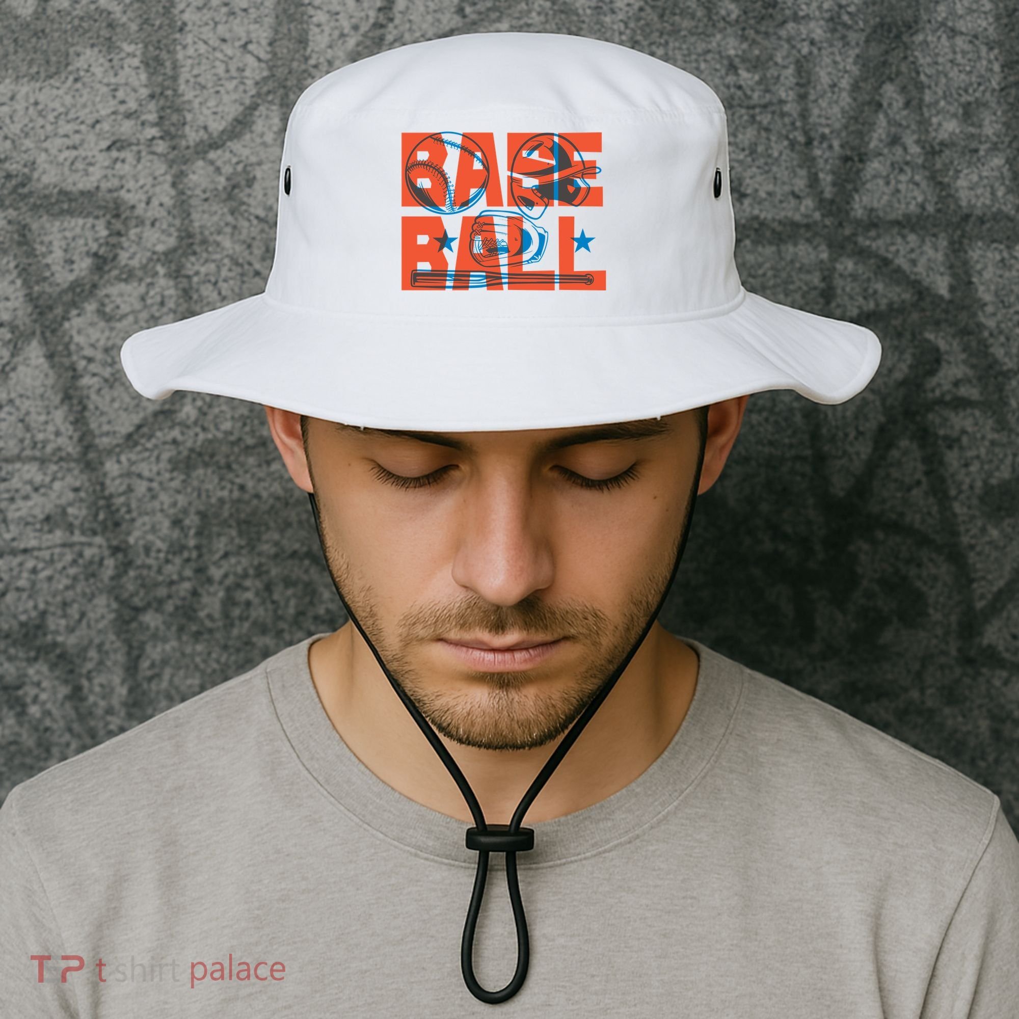 Baseball Equipment Bucket Hat
