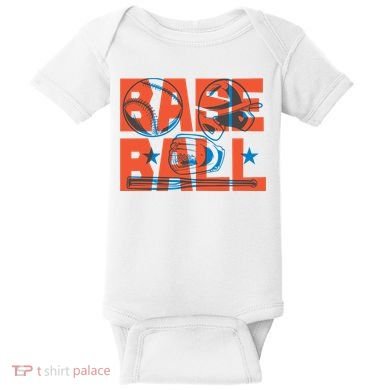 Baseball Equipment Baby Bodysuit