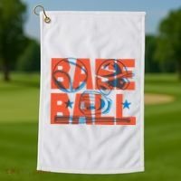 Baseball Equipment Golf Towel thumb 1