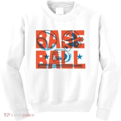 Baseball Equipment Kids Sweatshirt
