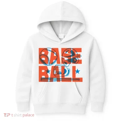 Baseball Equipment Kids Hoodie